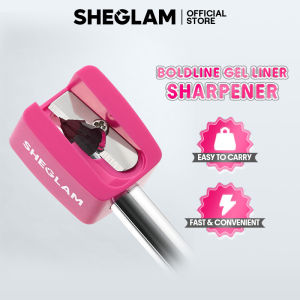 SHEGLAM Boldline Gel Liner Sharpener for Eyeliner Pencils Compact Portable Durable Manganese Blade Makeup Tool