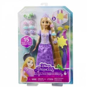 Disney Princess Fairy-Tale Hair Rapunzel Doll And 10+ Hairstyling Accessories Plus Color Change
