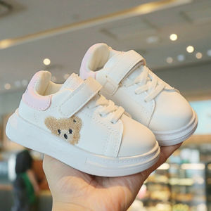 Sepatu Sneakers Anak Perempuan Usia 1-3 Tahun Model beruang Varian Warna terbaru dan trendy