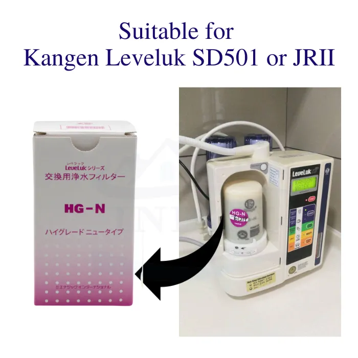 エナジック　フィルター　 Hg-n Sd501 ハイグレードニュータイプ エナジック社 ( LeveLuk ) レベラック交換用浄水フィルター[ HG-N