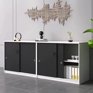 Cabinet with lock File Cabinet  Wooden Cabinet  Sliding Door cabinet Low Cabinet   Office Study