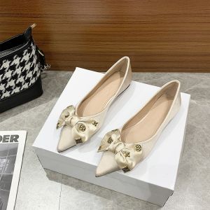 IELGY Flat Womens Plus Size Leather Shoes Soft Sole Sneakers