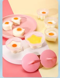 Bộ 4 khuôn làm bánh hấp cho bé Set 4 khuôn làm bánh Flan tạo hình đáng yêu
