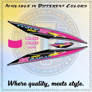 WAVE 100 2005 STOCK DECALS