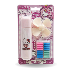 2 in 1 Cute Electric Eraser Pencil Automatic Electronic Eraser Electric & Fans with Refill School Stationary