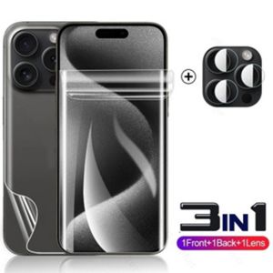 「3 in 1」Samsung Galaxy S25 Ultra | S25 Plus | S25 | S24 Ultra | S24 Plus | S23 | FE | S22 | S21 Lens Hydrogel Screen Protector Front Back Lens Film