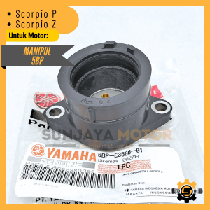 Manifold 5BP Intake Manipul Original Yamaha Scorpio Z 225 Manipol Maniful Karet Intek Manifol YGP