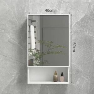 bathroom mirror cabinet/bathroom cabinet with mirror/ Aluminum Intelligent LED mirror cabinet for Toilet