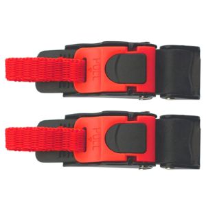 [Pphha] 2 cái kẹp tốc độ Khóa 10 phần mũ bảo hiểm dây buộc khóa kéo tháo nhanh màu đỏ đen khóa mũ bảo hiểm xe máy