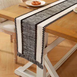 4/6/8/10 Seaters New Multi-Color Table Runner Nordic Hollow Tassel Tablecloth Table Decoration Home Coffee Tea Table Shoe Cabinet Cover Towel