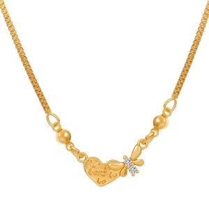 KALUNG TITANIUM KOREA PREMIUM KALUNG RANTAI LIONTIN SILVER GOLD ANTI LUNTUR AKSESORIS FASHION WANITA