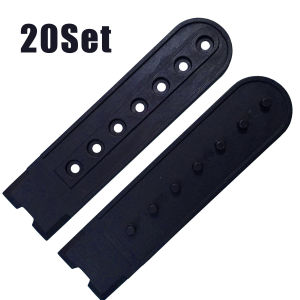 20 Sets Snapback Strap 7Holes Replacement Fasteners Buckle Extender Baseball Cap Cowboy Hat Snap Strap Clip