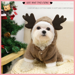 Áo tuần lộc cho thú cưng - Áo noel giáng sinh cho chó mèo