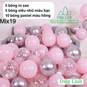 Mix 10 bóng trang trí sinh nhật trang trí tiệc cưới siêu đẹp [BÓNG NHŨ DÀY DẶN] - Phụ kiện trang trí sinh nhật