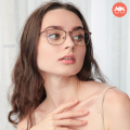 MetroSunnies Max Specs / Anti Radiation Glasses for Women and Men / Eyeglasses Replaceable Lens / Blue Light Eyewear / Metal Optical Frame. 