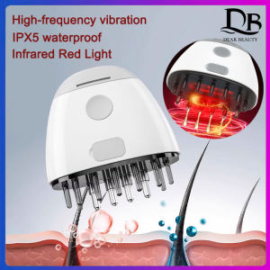 Dearbeauty Scalp Liquid Applicator Infrared Red Light Scalp Treament Massage Comb Promotes Hair Growth Strong Roots Regrowth Essential Oil Liquid Guiding Comb Hair Care