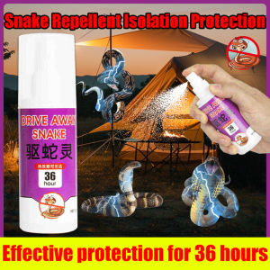 Effective protection for 36 hours snake repellent spray 100ml ubat halau ular Snake Repellentisolation Organik snake repellent Snake Repellent Supplies Portable Outdoor/Night/Hiking 驱蛇喷雾 Suitable for Snakes/scorpions/poisonous insects/centipedes