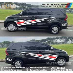sticker mobil toyota avanza xenia cutting sticker list untuk mobil avanza xenia terbaru