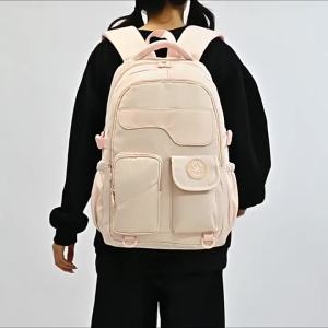 ALO School backpack for junior high and high school girls spine-protecting lightweight large-capacity waterproof backpack