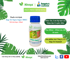 Thuốc trừ bệnh Hợp Trí Tepro Super 300SC 250ml Thán Thư Lem Lép Hạt