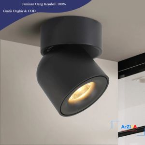 Aisilan Lampu Sorot Plafon Minimalis Nordic Natural White 4000K 7W - MSD52 - Black