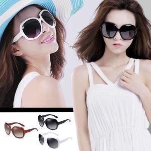 MIRELAE Elliptical Frame Oversized Sunglasses Gradient Lens Lightweight Women Sunglasses Fashion UV Protection Fashion Eyewear for Women Men