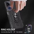 Xiaomi Redmi Note 12 Pro 5G Casing Hard Case Ring Armor Robot Case Kickstand Hybrid/Hit Ring Case Holder Premium. 