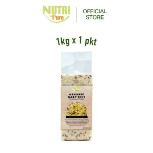 Nutri Pure Organic Baby Rice 1kg  (Calrose / Millet / Bario Rice)