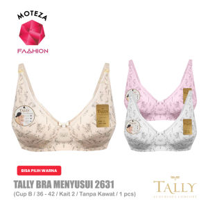 Tally 2631 Bra BH Wanita Menyusui - Busa Tipis | Tanpa Kawat | Size 36 - 42