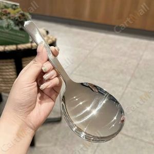 Large Stainless Steel Serving Spoon And Slotted Spoon Tableware Big Size Thick Kitchenware