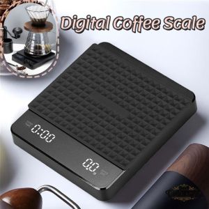 Coffee Scale with Timer 3kg/0.1g Coffee Weighing Scale Rechargeable Food Weighing Scale Digital