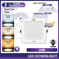[Sirim] LED Downlight 4/6/8Inch 12W 20W 24W Round/Square Ultra Slim LED Recessed Light Lampu Downlight Lampu Siling. 