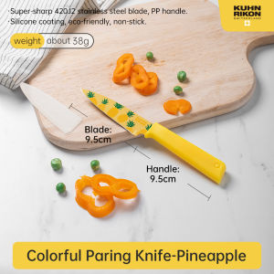 KUHN RIKON Fruit Knife Colori Paring Knife Santoku Knife Stainless Steel Kitchen Knife Funky Fruit Print Patterns Swiss Design Christmas gift