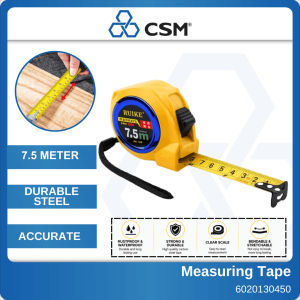 CSM Measuring Tape Heavy Duty Steel Tape Measure Metric Imperial Lockable Construction Tool