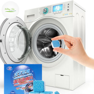 Hộp 12 viên tẩy lồng giặt diệt khuẩn 99% - Sử dụng cho cả máy giặt lồng ngang và lồng đứng