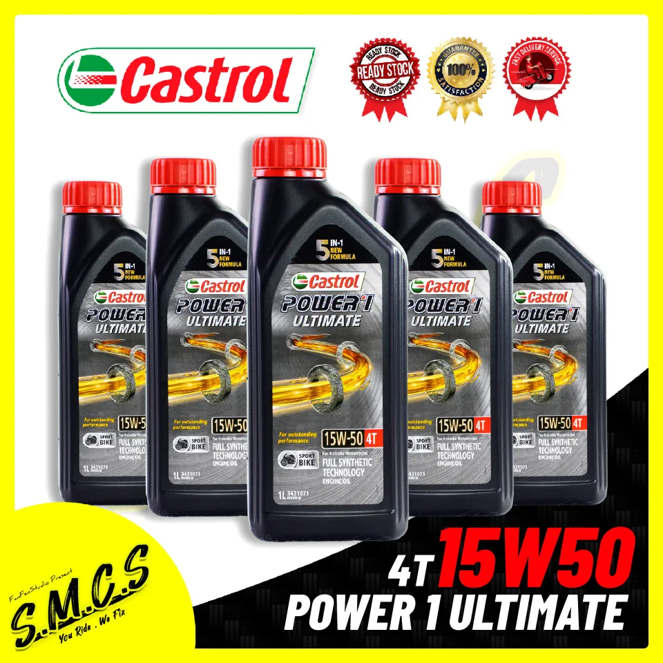 CASTROL 15W50 POWER ULTIMATE FULLY SYNTHETIC OIL (100％ORIGINAL