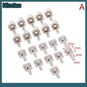 [Nicoles] 10pair Replacement Metal Batteries Spring Contact Plate For AAA Batterie