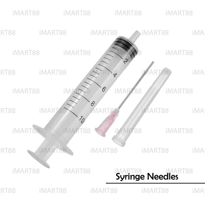 Syringe Jarum picagari Needle 10ml Refill Ink Cartridge Canon Epson Brother  HP Printer CISS 678 680 682 703 902 803 Printer Consumable Syringe+Needle  Neutral Color Family Ink Pen Refills - Lazada