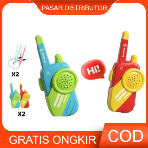 Mainan Anak 2PCS ANTENNA REPORT HAPPY GROWTH JM11587 Mainan HT Suara Walkie Talkie Anak Mainan Anak Perempuan - Mainan Anak Laki Laki