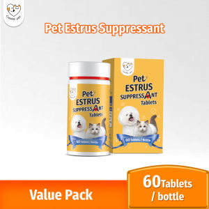 CASSIEL PET No Love Cat Dog Anti Mating Tablet Pet Calm Emotion Suppression 60 Tablets Formulated for Female PET