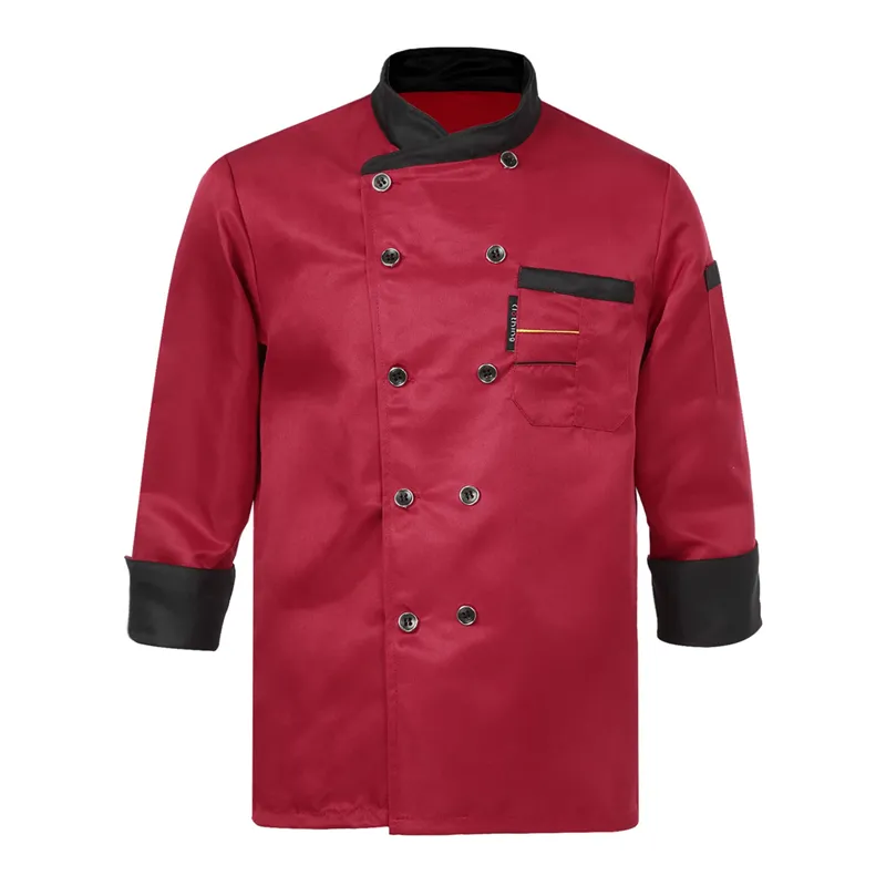 Chef Uniforms for Men Cotton Chef Jackets Lightweight Hotel