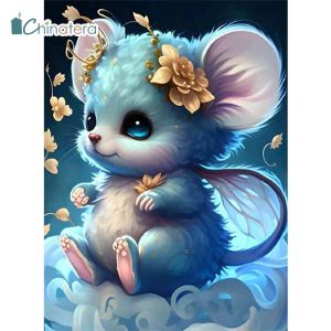 Chinatera Chinese Zodiac 5D Diamond Painting Full Set with Beads Animals Full Round Drill DIY Rhinestone Beads Art Craft Kit Embroidery Mosaic Cross Stitch Wall Decor 30x40cm