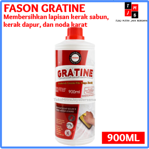 Cairan Pembersih Granit Fason Gratine 900ML Noda Batu Alam Kaca Keramik Kasar Stainless 900ML