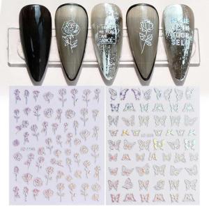 12pcs Elegant Nail Stickers Easy DIY Nail Art for Parties and Daily Wear Practical and Safe for Different Nail Shapes