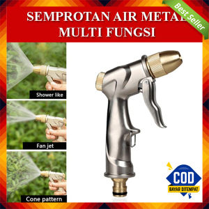 Semprotan Air Jet Gun Pistol Spray Kencang / Semprotan Cuci Steam Motor Mobil Taman Tanaman Kebun / Kepala Selang Semprotan Air Multifungsi Serbaguna Water Gun Nozzle