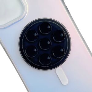 SIERWU Silicone Giá đỡ điện thoại có cốc hút Hút hai Ổ cắm bỏ túi Giá đỡ điện thoại di động Tròn Giá đỡ nhẫn đeo tay Phụ kiện điện thoại thông minh