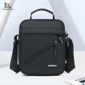 LouisWill Men Bag Fashion Shoulder Bag Cross Body Bag Casual Handbag Multiple Pocket Design Large Capacity Waterproof Lightweight Casual Sport Street Bag