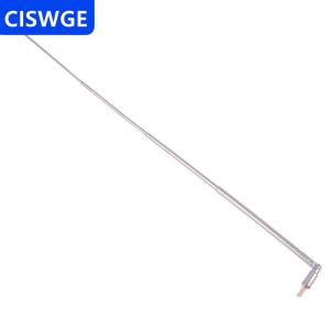 [COD] CISWGE AUTOPARTS 1 cái 4 phần Telescopic thép không gỉ AM FM Đài phát thanh ăng ten phổ đầu loa đài phát thanh kéo Rod
