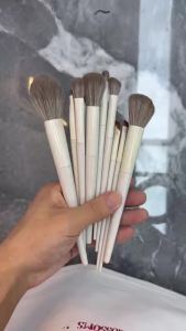 VOSE Makeup Brush Set 10PCS Soft Cosmetic Brushes for Powder Foundation Blush Eyeshadow Makeup Tools