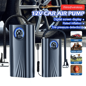 BERGARANSI OTOHEROES Inflator Pompa Ban mobil motor Portable Wired Tire 120W SCK619-1